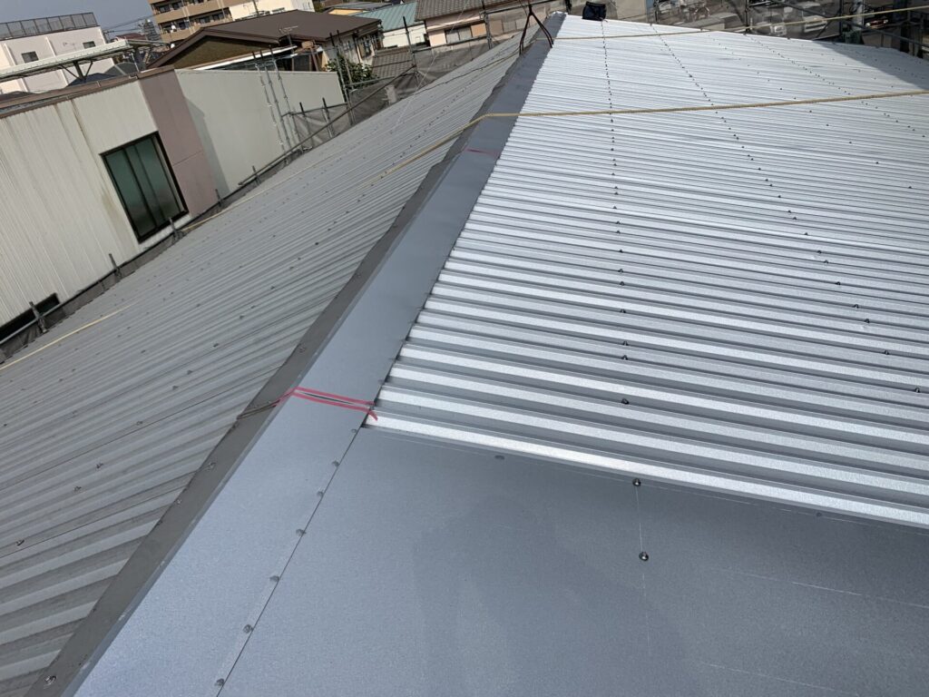愛知県名古屋市天白区　工場の屋根修理工事